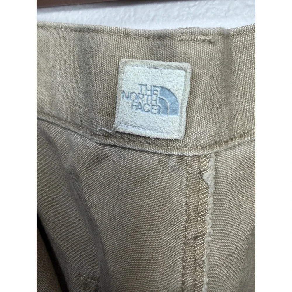 The North Face Mens Vintage Khaki Canvas Utility Shorts Size 36 Tan Cotton